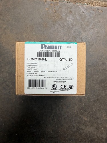 Panduit lcmc16 copper lugs - lcmc16-8-l,