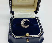 Tiny Victorian Silver Crescent