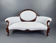 Victorian double end sofa chaise longue