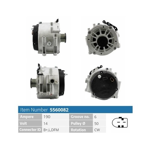 Alternator eb1898q a11501750 - alternator,