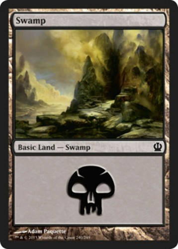 Swamp theros mtg - (240),