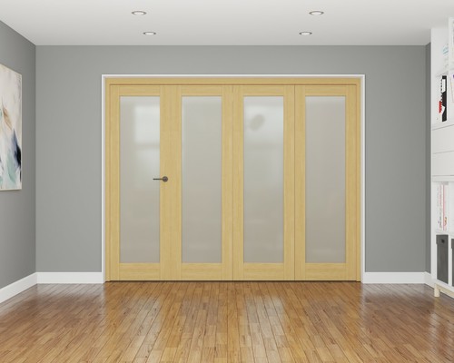 Internal bifold doors oak - internal,