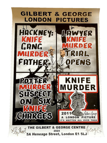 Gilbert george signed - gilbert, &