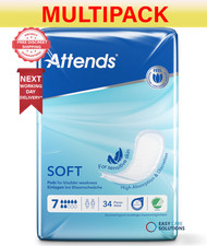 136 x Attends Soft 7 Absorbent