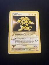 Shadowless Electabuzz 20/102 Non Holo Rare Pokemon Cards Base Set WOTC Vintage