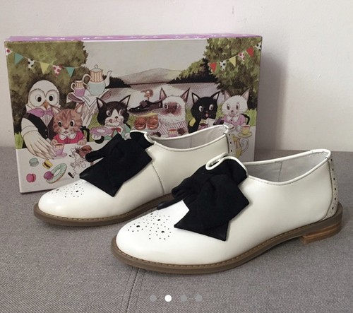 Troupe white brogue - brogue, shoes