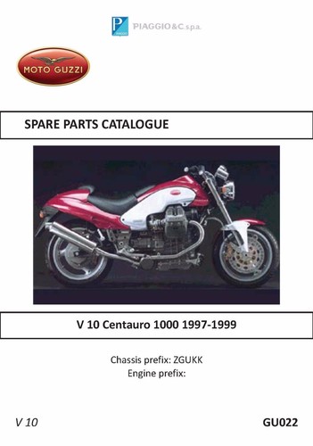 Moto guzzi parts manual book - guzzi,