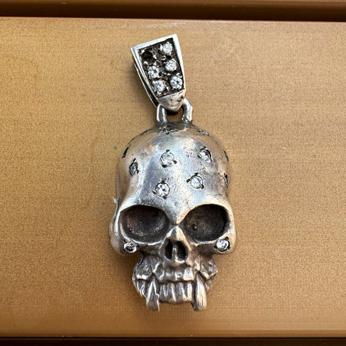 925 silver skull - 925,