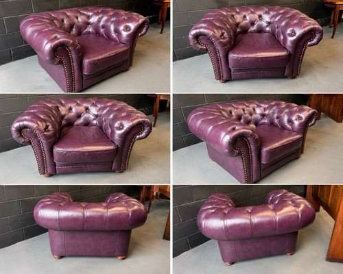 Vintage plum finish leather - vintage,