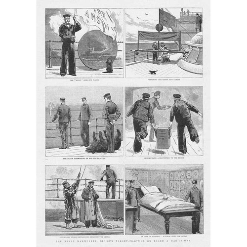 Royal navy big gun target - gun,