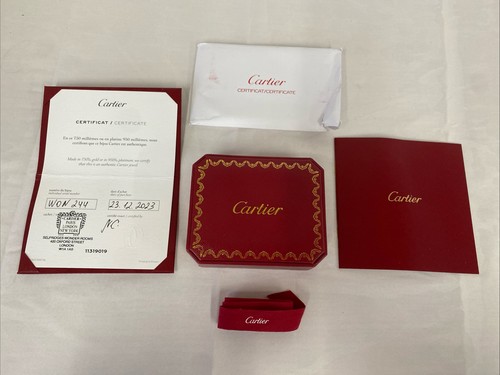 Cartier bracelet box red gift - cartier,