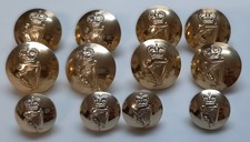 Irish Guards Button Set
