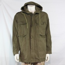 Vintage German Army Windproof Parka Genuine Surplus Water Resistant Olive (3621