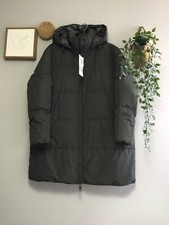 Zara  Feathers down hooded puffer jacket coat wind water protection XS 8 10