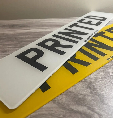 Standard oblong printed number - oblong,