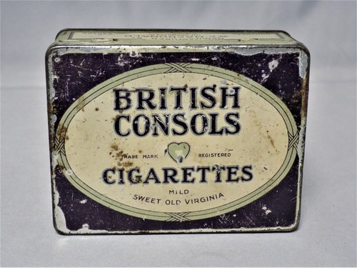 Vintage collectible empty tin - empty,