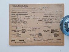 Engine Record Card 416 40416 4-4-0 2P Midland LMS Steam Built Sharp Stewart Co