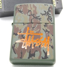 Stussy Camouflage Zippo Oil