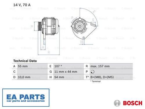 Alternator for lancia ypsilon - lancia,