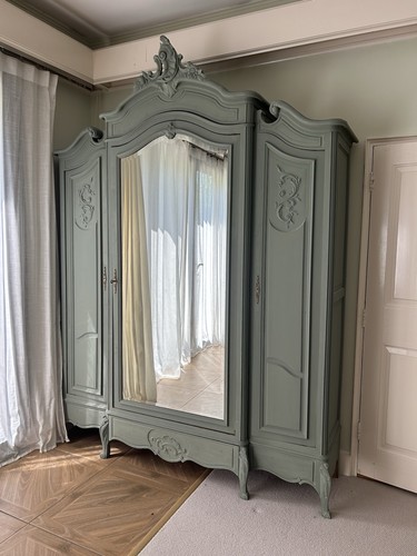 Large french antique armoire - large,