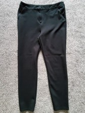 Smart black stretch trousers size 12 Papaya