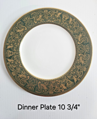 Wedgwood florentine dark green - dark,