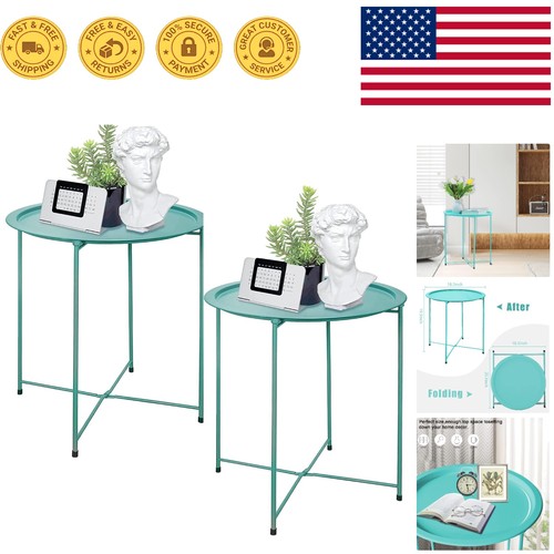Compact metal side tables - compact,