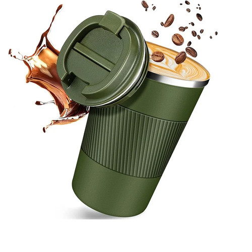 Stainless steel coffee cup - coffee,