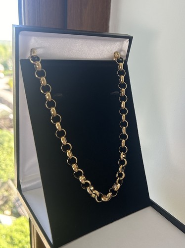 50cm long belcher chain 7mm - long,