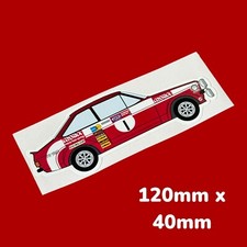 Ford RS Cossack Hair Spray Monti Carlo Motorsport Rally Classic Vinyl Sticker UK