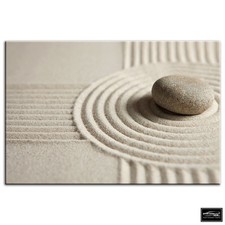 Pebble Sand   Bathroom BOX FRAMED CANVAS ART Picture HDR 280gsm