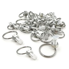 Lots of 20 Greenhouse Bolts Rings Anchor in Glazing Channels for Climbing Plants