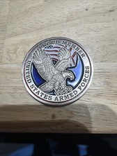 US Armed Forces Proud Member - Defenders of Freedom - Military Challenge Coin