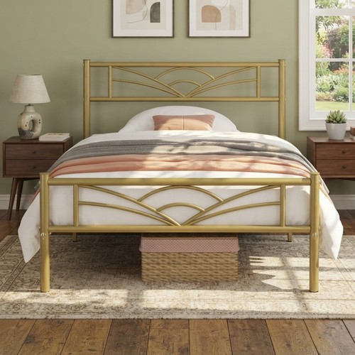 Antique gold 3ft metal - 3ft, bed