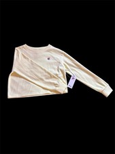 Vintage Yellow Fila crop top