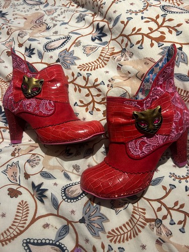 Iregular choice miaow boots - miaow,