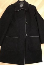 Charcoal Grey 68% Wool Winter Coat Size 12