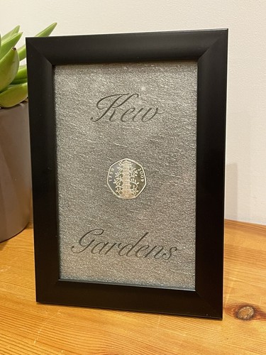 Kew gardens 50p coin display - 50p,