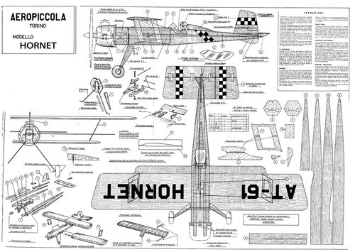 Aeropiccola hornet all sheet - hornet,