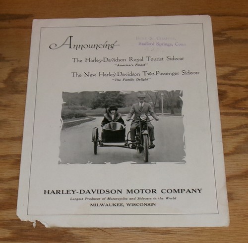 Original 1922 harley davidson - original,
