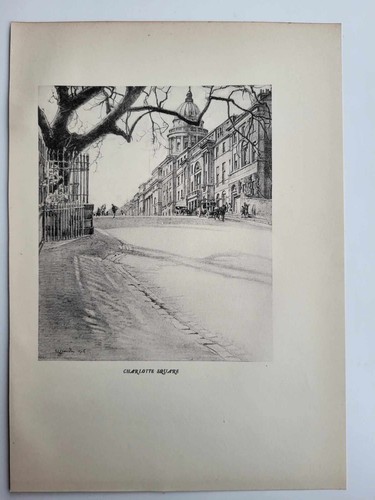 Old antique pencil drawing - antique,