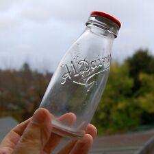 nice 1950's " A1 Dairies " London dairy milk bottle school 1/3