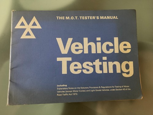 Mot testers manual 1976 - testers,