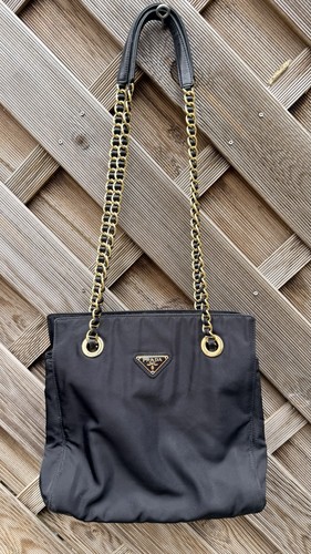 Prada nylon black good hand - nylon,