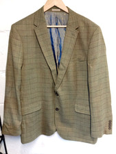 Samuel Windsor green check tweed jacket size 46R