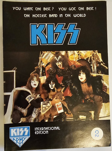 Kiss fanzine magazine - kiss,