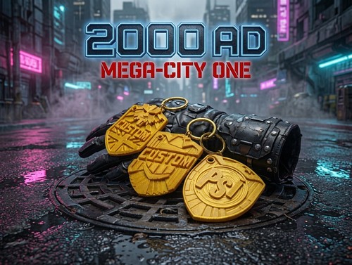 Judge dredd badge key - judge,