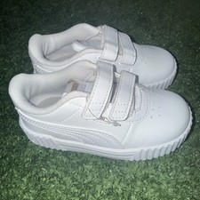 PUMA Kids' White Trainers Size
