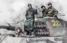 1/35 WW2 German Tank Crew X4
