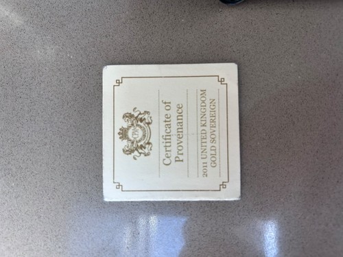 2011 gold sovereign coin - uk,